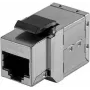 EXERTIS CONNECT Cat.6 Keystone spojka RJ45 konektor samica na RJ45 konektor samica, biela (272240)