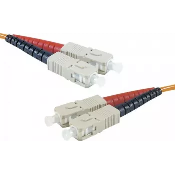 EXERTIS CONNECT OM2 SC Duplex sklolaminátový patch kábel, 50/125 µm, LSZH, oranžový, 5 m 392694