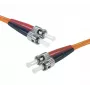 Exertis Connect ST/UPC Multimode Duplex OM2 sklolaminátový patch kábel, 5m, LSZH oranžový 392714