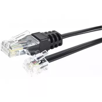 EXERTIS CONNECT telefónny kábel RJ11 konektor samec na RJ45 konektor samec čierny 10 m EXC285011