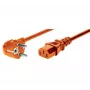 EXERTIS CONNECT 1,8 m oranžový zahnutý napájací kábel Schuko na IEC C13 808072