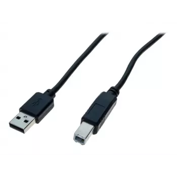 EXERTIS CONNECT USB 2.0 High Speed kábel, USB Type-A konektor samec na USB Type-B konektor samec, čierny, 5,0 m (352451)
