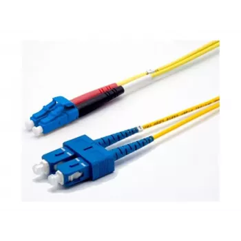 Ekivalan OS2 Duplex patch kábel, 9/125 µm, LC/SC, žltý, 2,0 m COZ008DCLC2SJ0020A