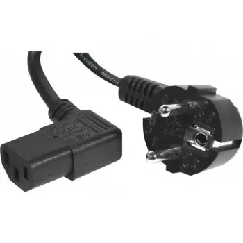 EXERTIS CONNECT napájací kábel, Schuko konektor samec na zahnutý IEC C13 konektor samica, čierny, 3,0 m 808211