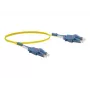 Exertis Connect LC/UPC na LC/UPC Singlemode OS2 Duplex LWL patch kábel, 10m, žltý, LSZH 392936