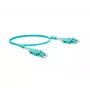 EXERTIS CONNECT Uniboot LWL patch kábel, OM3, LC Duplex na LC Duplex, UPC, aqua, 2 m 392942