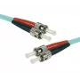 Exertis Connect 392774 sklenený kábel, 5 m, ST na ST, OM3, aqua
