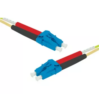 EXERTIS CONNECT OS2 LC Duplex na LC Duplex UPC LWL patch kábel, 9/125 µm, žltý, 15 m 392847