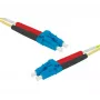 EXERTIS CONNECT OS2 LC Duplex na LC Duplex UPC LWL patch kábel, 9/125 µm, žltý, 15 m 392847