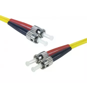 EXERTIS CONNECT sklenené patch kábel Eco, OS2 Singlemode, Duplex ST/UPC na ST/UPC, žltý, 1,0 m 392891