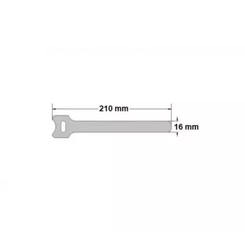 Exertis Connect sada suchých zipsov na káble, 210 mm x 16 mm, 15 kusov, 5 farieb (čierna, modrá, zelená, žltá, červená)