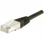 EXERTIS CONNECT Cat6 F/UTP vodotesný outdoorový patch kábel, 2m, čierny 845040