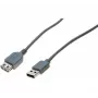 EXERTIS CONNECT USB 2.0 predlžovací kábel, USB-A konektor samec na USB-A konektor samica, sivý, 5,0 m, High Speed 532405