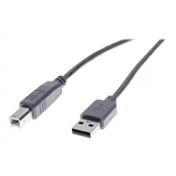 Exertis Connect USB 2.0 kábel USB-A konektor samec na USB-B konektor samec 1,0m sivý 532407