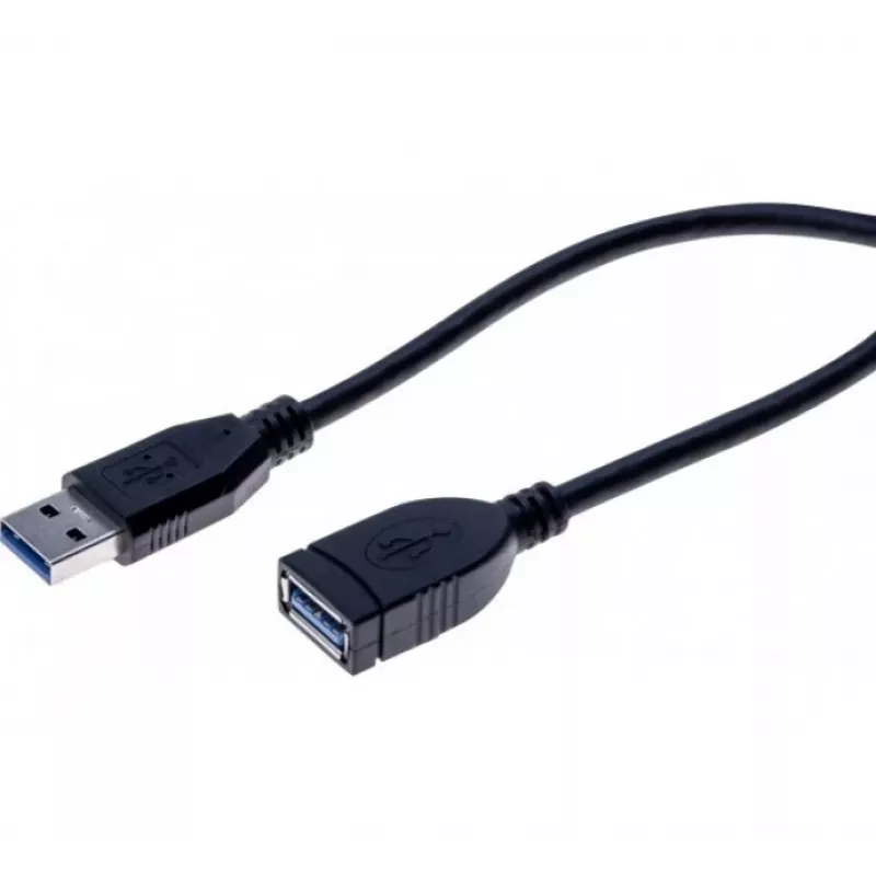 EXERTIS CONNECT Tecline 532462 USB 3.2 Gen 1 kábel, USB-A na USB-B, 3 m, čierny