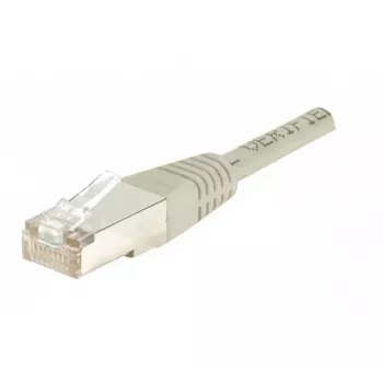 EXERTIS CONNECT CAT.5e F/UTP patch kábel, sivý, 0,5 m, Slim Snagless 847050