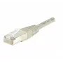 EXERTIS CONNECT CAT.5e F/UTP patch kábel, sivý, 0,5 m, Slim Snagless 847050