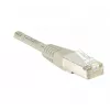 EXERTIS CONNECT CAT.5e F/UTP patch kábel, sivý, 0,5 m, Slim Snagless 847050