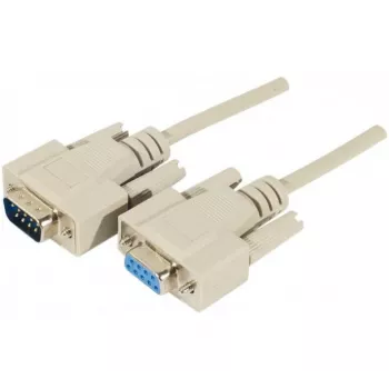 EXERTIS CONNECT D-Sub 9-pin sériový predlžovací kábel, konektor samec na konektor samica, 10 m, čierna 580261