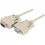 EXERTIS CONNECT D-Sub 9-pin sériový predlžovací kábel, konektor samec na konektor samica, 10 m, čierna 580261