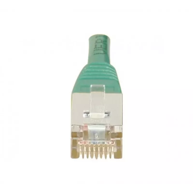 EXERTIS CONNECT Cat.6 F/UTP patch kábel, 20 m, zelený, RJ45, štíhla ochrana proti zalomeniu Snagless 853329