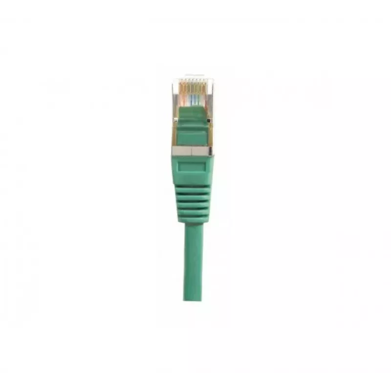 EXERTIS CONNECT Cat.6 F/UTP patch kábel, 25 m, zelený, RJ45, štíhla ochrana proti zalomeniu 853330
