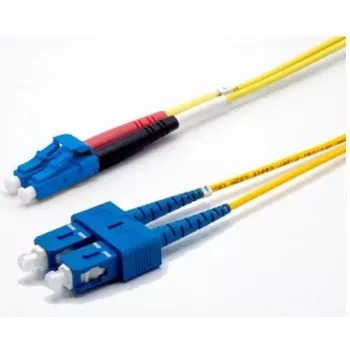 Ekivalan OS2 duplex patch kábel, 9/125 µm, LC/SC, žltý, 10 m COZ008DCLC2SJ0100A