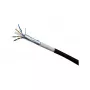 EXERTIS CONNECT Cat.6 F/UTP vodotesný outdoorový patch kábel, 15 m, čierny 845045
