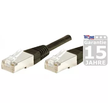 EXERTIS CONNECT Cat.6 F/UTP vodotesný outdoorový patch kábel, 30 m, čierny 845048