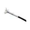 EXERTIS CONNECT Cat.6 F/UTP vodotesný outdoorový patch kábel, 30 m, čierny 845048