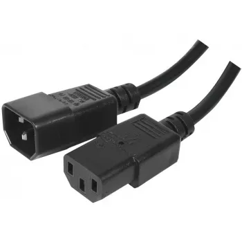 Exertis Connect IEC napájací kábel C14 na C13, bezhalogénový, čierny, 1,8 m 807952