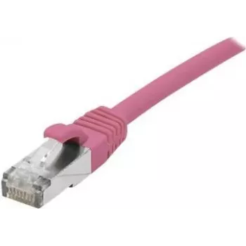 EXERTIS CONNECT Cat 6A S/FTP patch kábel, ružový, 10 m 854382