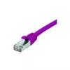 EXERTIS CONNECT Cat. 6 F/UTP patch kábel, 2 m, fialový, PoE, bez halogénov 854413