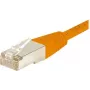EXERTIS CONNECT CAT6 F/UTP patch kábel, oranžový, 25 m, Slim Snagless 853339