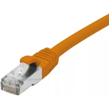 EXERTIS CONNECT Cat6 F/UTP patch kábel, PoE, LSZH, oranžový, 1 m 854422