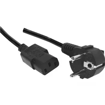 Exertis Connect 3m uhlový napájací kábel Schuko na C13, bezhalogénový, čierny 807951