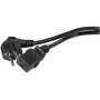 EXERTIS CONNECT 16 A uhlový napájací kábel Schuko na rovný C19, 3 m, čierny 808018