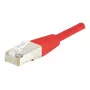 EXERTIS CONNECT Cat6 F/UTP patch kábel, červený, 25m, štíhla ochrana proti zlomeniu 853327