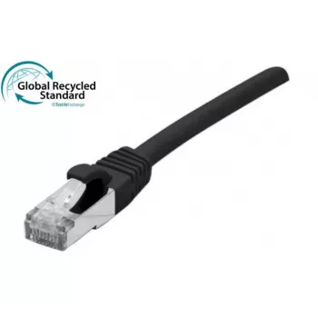 Exertis Connect Cat. 6A S/FTP patch kábel, 3 m, čierna 854551