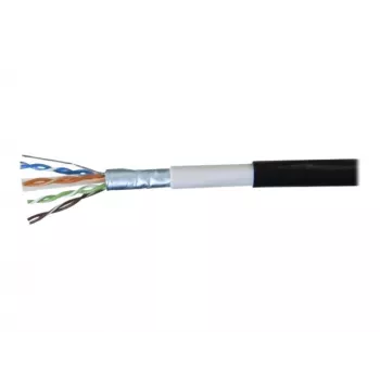 EXERTIS CONNECT outdoorový patch kábel F/UTP CAT.6 vodotesný čierny 10 m 845044