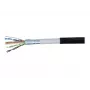 EXERTIS CONNECT outdoorový patch kábel F/UTP CAT.6 vodotesný čierny 10 m 845044