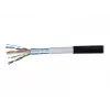 EXERTIS CONNECT outdoorový patch kábel F/UTP CAT.6 vodotesný čierny 10 m 845044