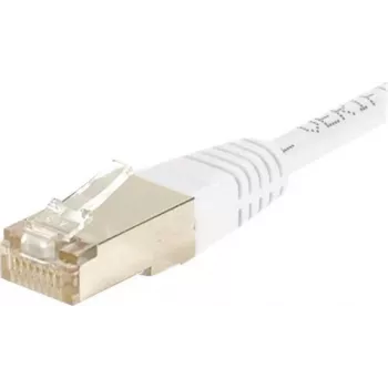 EXERTIS CONNECT CAT.6 F/UTP patch kábel, biely, 3,0 m, Slim Bend Protection 853814