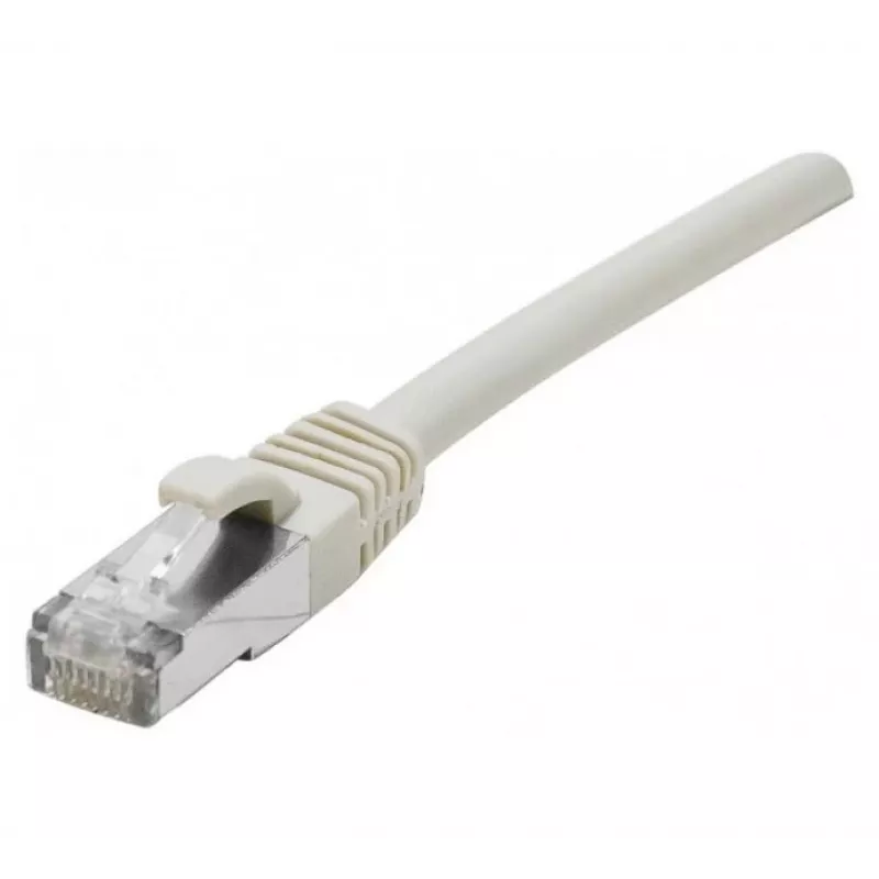 EXERTIS CONNECT Cat 6 F/UTP patch kábel, PoE, LSZH, sivá, 25 m 854395