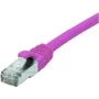 EXERTIS CONNECT Cat 6 F/UTP patch kábel, PoE, bezhalogénový, ružová, 10 m 854437