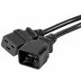 EXERTIS CONNECT IEC C20 na C19 predlžovací napájací kábel, 3 m, čierna 808003