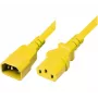 Exertis Connect IEC napájací kábel C14 na C13 žltý 1,8 m 808045