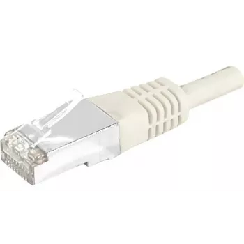 EXERTIS CONNECT Cat6 S/FTP PiMF patch kábel, sivá, 0,7 m, štíhla snagless priechodka 856837
