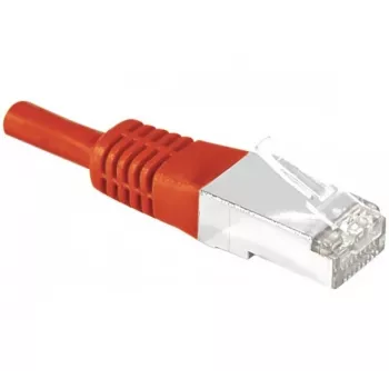 EXERTIS CONNECT CAT.6 S/FTP PiMF patch kábel, RJ45, červená, 0,7 m 856838
