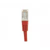 EXERTIS CONNECT CAT.6 S/FTP PiMF patch kábel, RJ45, červená, 0,7 m 856838